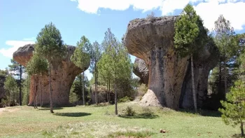 Imagen histórica de La Ciudad Encantada, Cuenca